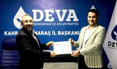 DEVA PARTİSİ ONİKŞUBAT İÇİN İNŞAAT MÜHENDİSİ ALİ İHSAN ETLİ'YE YETKİ VERDİ