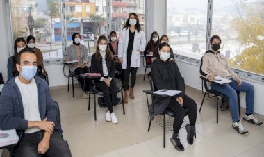 Büyükşehir’in Kurs Merkezlerinde Yüz Yüze Eğitim Başladı