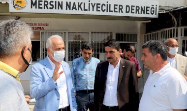 Akdeniz Belediye Başkanı Gültak, Nakliyeciler Sitesi'ni Ziyaret Etti