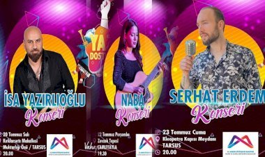 Büyükşehir  Belediyesi'nden Tarsus  Ve Çamlıyayla’da Bayram  Konserleri
