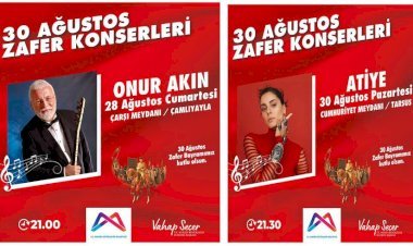 Mersin  Büyükşehir’den Tarsus Ve Çamlıyayla’da Zafer  Konserleri