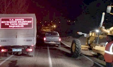 Büyükşehir Ekiplerinden Beyaza Bürünen Toroslar’da Kar Mesaisi