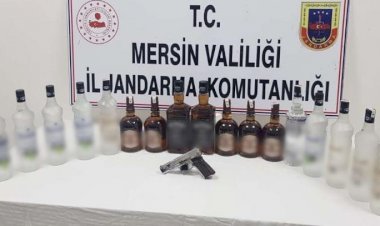 Mersin'de Sahte Alkol Operasyonu