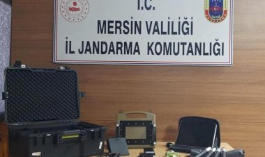 Mersin’de Kaçak Kazı Yapan Şahıslara Suçüstü Yakalandı