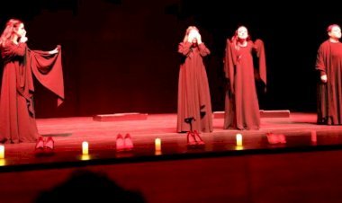 Kadına Şiddete Tiyatro İle Dikkat Çektiler