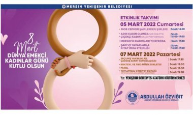 Yenişehir Belediyesinden dolu dolu 8 Mart programı