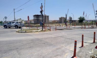 GAZİPAŞA HEMZEMİN GEÇİDİNDE ÇALIŞMA