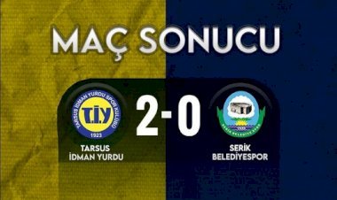 TARSUS İDMANYURDU, SERİK'İ 2-0 YENDİ