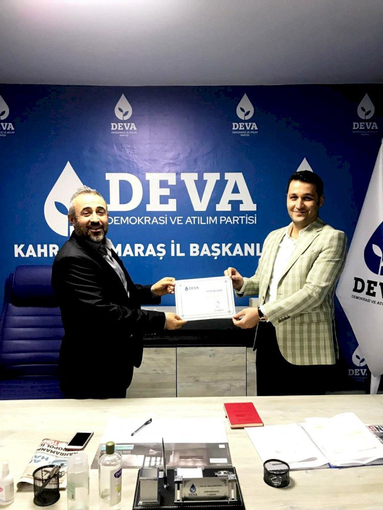 DEVA PARTİSİ ONİKŞUBAT İÇİN İNŞAAT MÜHENDİSİ ALİ İHSAN ETLİ'YE YETKİ VERDİ