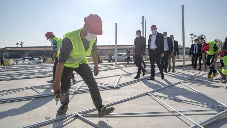 Başkan Seçer, ‘Gıda Kurutma Tesisi’ İnşaatını İnceledi