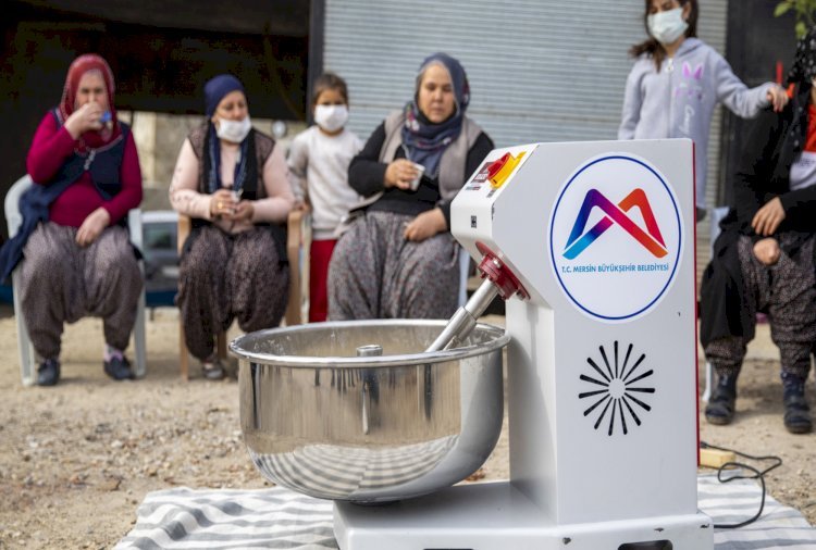 Mis Kokulu Yufka Ekmekler, Büyükşehir’in Verdiği Makineyle Hazırlanıyor