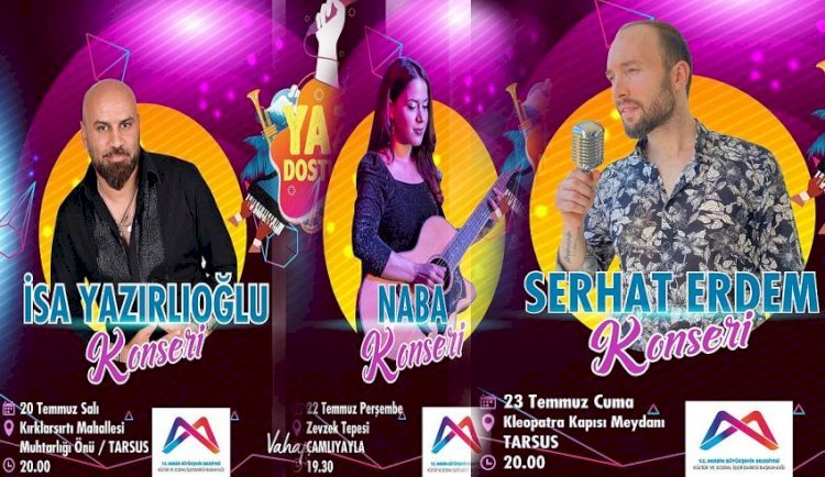 Büyükşehir  Belediyesi'nden Tarsus  Ve Çamlıyayla’da Bayram  Konserleri