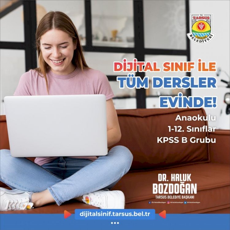 Tarsus Belediyesi’nin Vizyon Projesi, Dijital Sınıf Yakında Açılıyor
