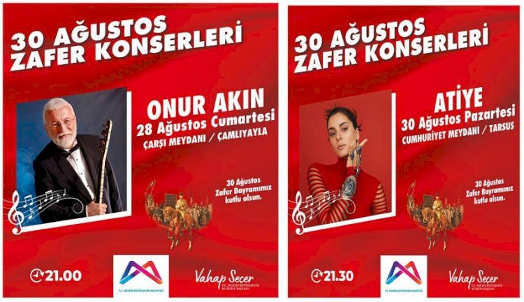 Mersin Büyükşehir’den Tarsus Ve Çamlıyayla’da Zafer Konserleri