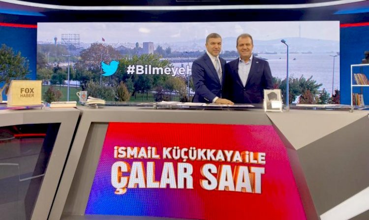 Başkan Seçer , İsmail  Küçükkaya  İle  Çalar  Saat'e Konuk  Oldu