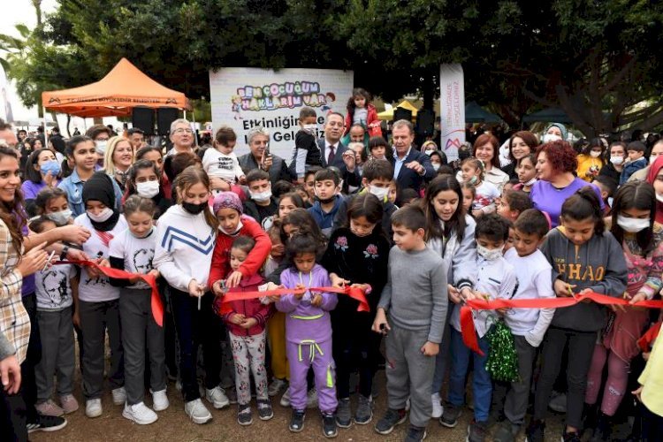 Başkan Seçer, Çocuk Hakları Parkı’nın Açılışını Çocuklarla Yaptı