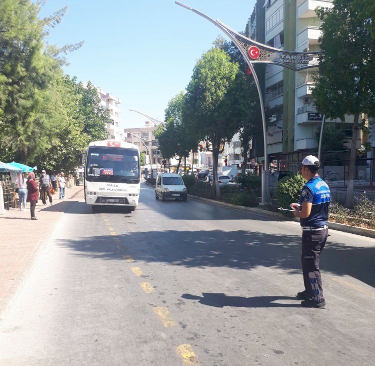 MERSİN BÜYÜKŞEHİR ZABITA EKİPLERİ TOPLU TAŞIMA ARAÇLARINDA DENETİMLERİNİ SÜRDÜRÜYOR