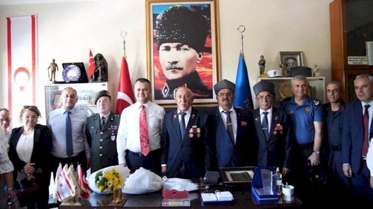 KAYMAKAM MUHARİP GAZİLERİ ZİYARET ETT