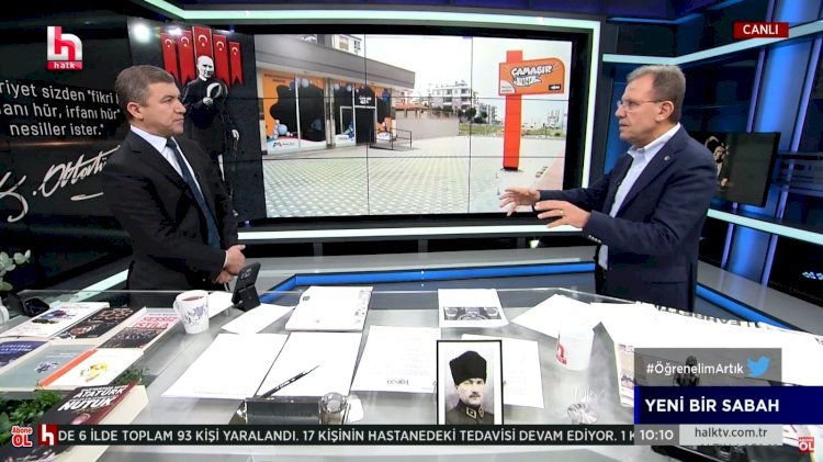 Başkan Seçer, Halk Tv’de İsmail Küçükkaya’nın Konuğu Oldu