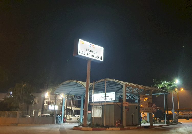 Tarsus Hal Kompleksi’nde Aydınlatma Sistemi Yapıldı